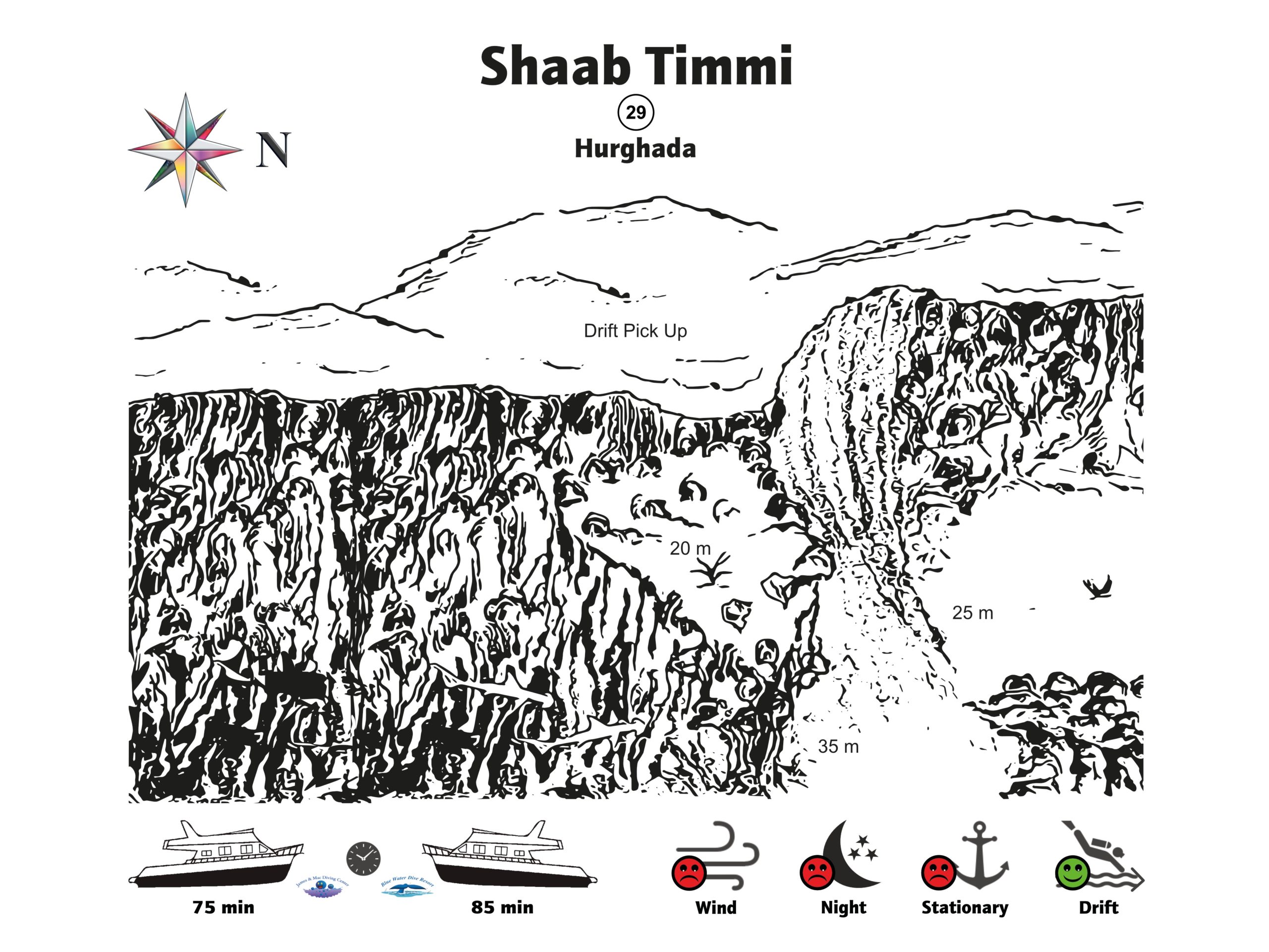 Ein Felsen als malerische Kulisse - Shaab Timmi